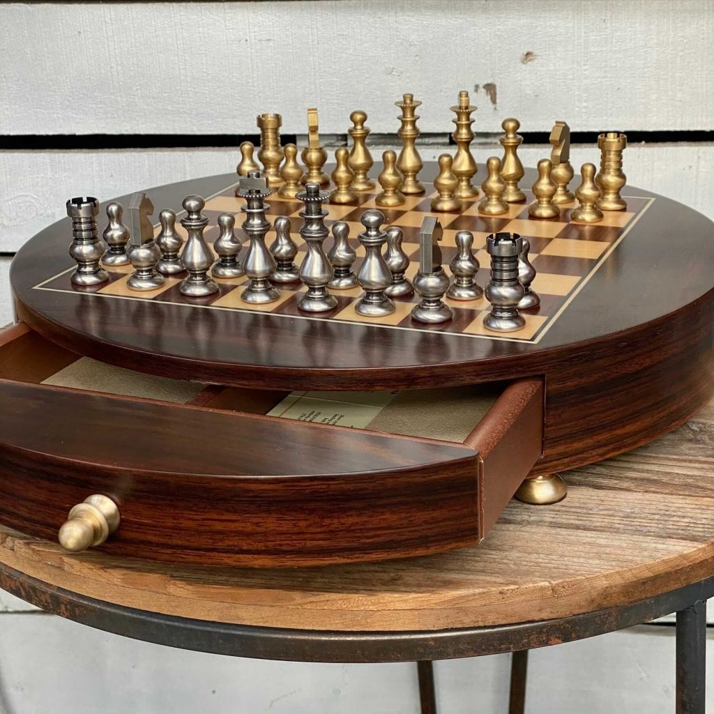 VIP Wooden Chess Set With Wooden Chess Pieces Chess Sets 